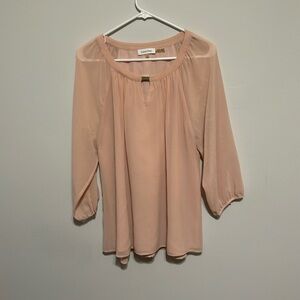 Pink Calvin Klein dress shirt
